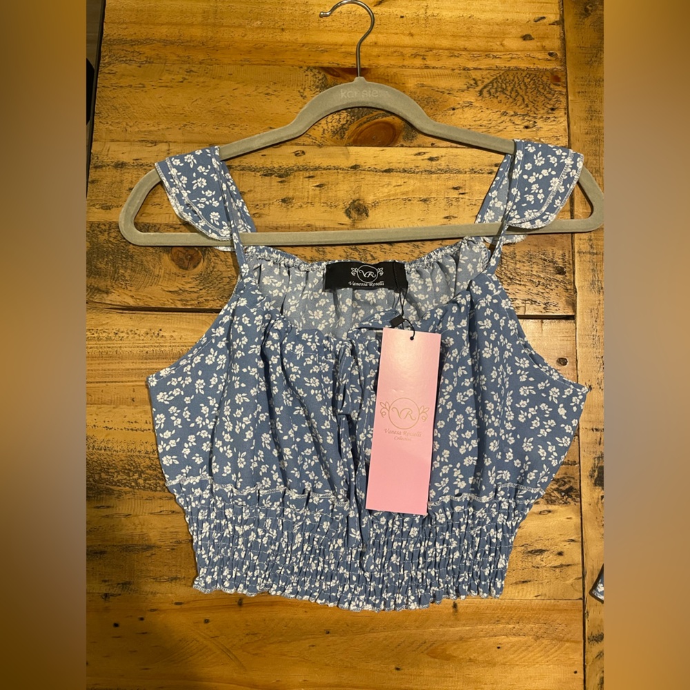 Blue and White Floral Set